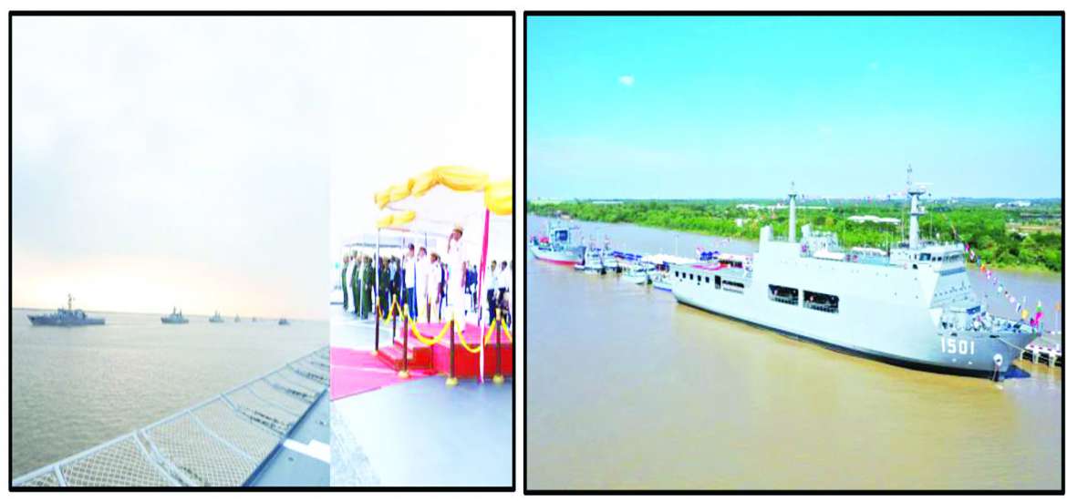 (၇၆)နှစ်မှသည် မြန်မာ့ပင်လယ် ဒို့ကာကွယ်လျက် အောင်ပွဲဆက်စေ တပ်မတော်(ရေ)