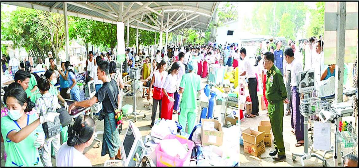 ငလျင်က မဖြိုဖျက်နိုင်ခဲ့သော မြန်မာတို့ရဲ့အားမာန်